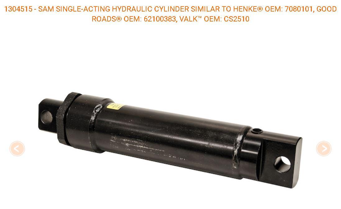 CYLINDER; HYD PLOW TURN 2-1/2 X 10 SINGLE-ACTING