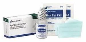 KIT; EYE CARE W/ WASH,DRESSING AND ADHESIVE STRIPS