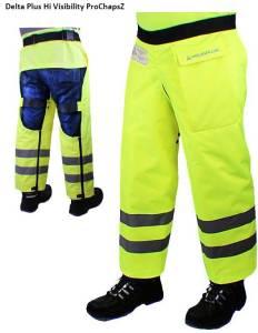 CHAPS; CHAINSAW HI-VIZ YELLOW 36