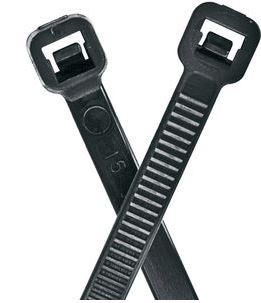 TIES; CABLE 14.5 IN 120LB BLK 100PK