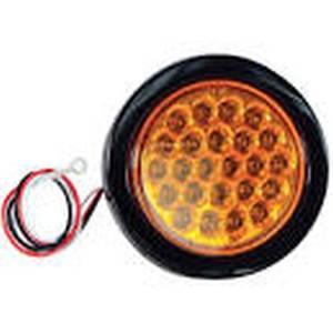 STROBE; 4IN ROUND AMBER LED