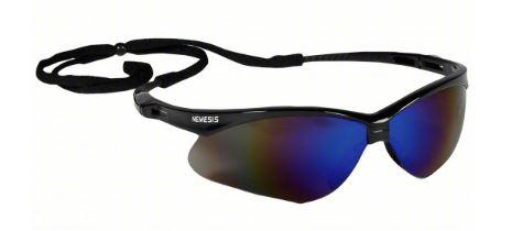 GLASSES; SAFETY BLUE MIRROR LENS NEMESIS