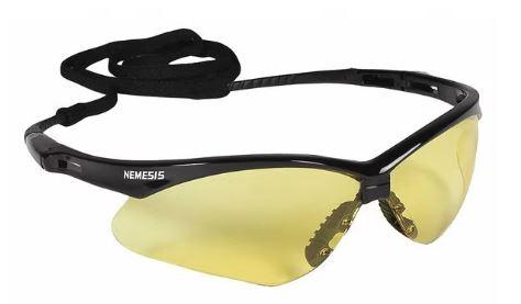 GLASSES; SAFETY AMBER LENS NEMESIS