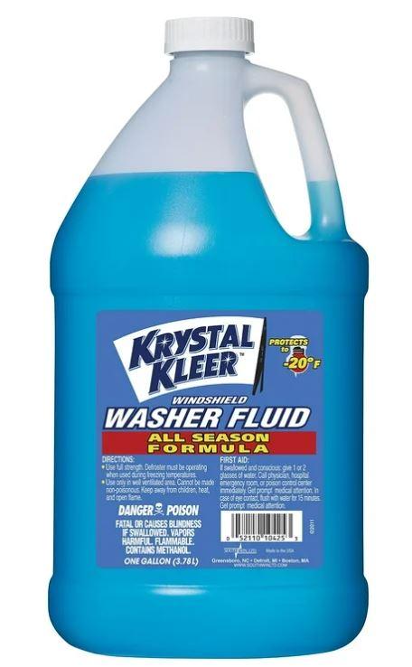 FLUID; KRYSTAL KLEER WINDSHIELD WASHER -20F GAL