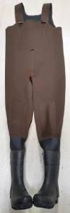 WADER; CHEST STEEL TOE NEOPRENE