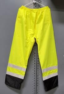 PANTS; RAIN VDOT LIME SIZES SMALL THROUGH 7X