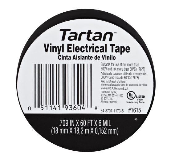 TAPE; ELECTRICAL .709X60FT