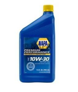 OIL; NAPA MOTOR 10W30 CONVENTIONAL 1QT