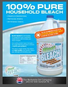 BLEACH; POLYGUARD 3% 1 GAL