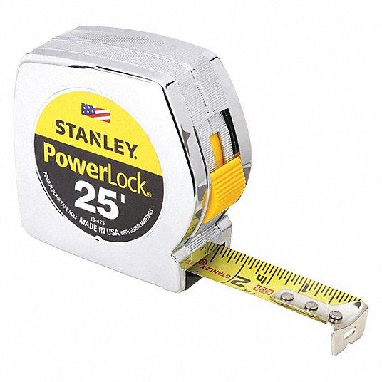 TAPE; MEASURE 25FT CHROME