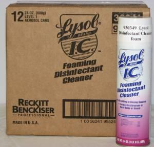 CLEANER; LYSOL FOAM DISINFECTANT