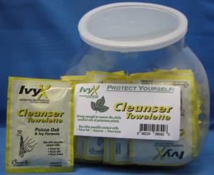 TOWELETTE; CLEANSER POISON IVY