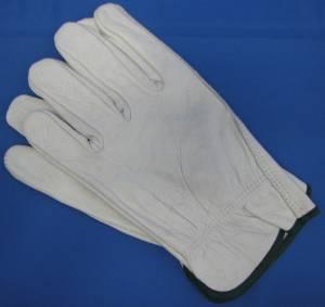 GLOVES; LEATHER UNLINED MEDIUM