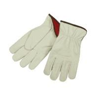 GLOVES; LEATHER LINED LG